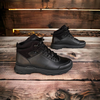 Тактические зимние ботинки черные s06 45 (30см)