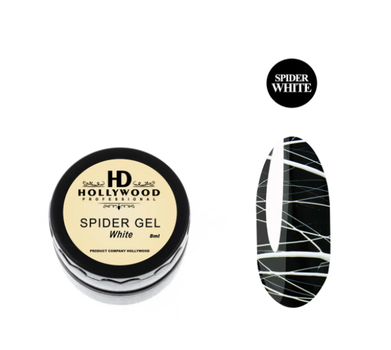 Гель-паутинка HD Hllywood Spider Gel White 8 мл