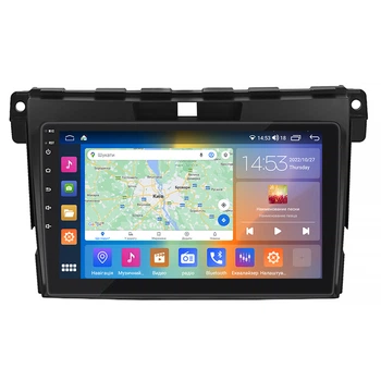 Штатная магнитола 9" Lesko для Mazda CX-7 I 2006-2009 4/64Gb CarPlay 4G Wi-Fi GPS Prime IPS охлаждение