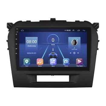 Штатная магнитола Lesko для Suzuki Vitara II 2014-2019 экран 9" 4/32Gb 4G Wi-Fi GPS Top Витара