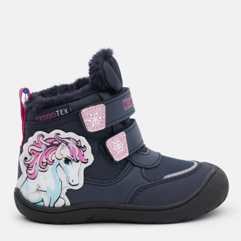 Детские зимние ботинки для девочки Kappa Flake Tex M 280021M 23 6722 Navy/Pink (4066585100470)