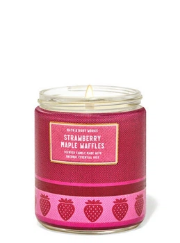 Парфумована свічка Bath & Body Works Strawberry Maple Waffles