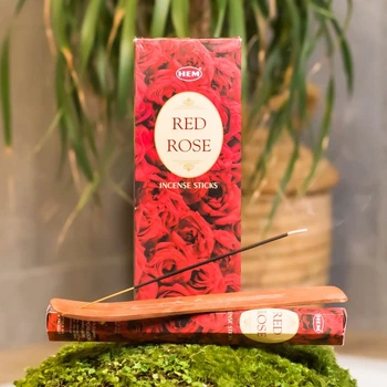 Аромапалочки HEM - Red Rose (Красная роза) 20 шт. (Zp27696K)