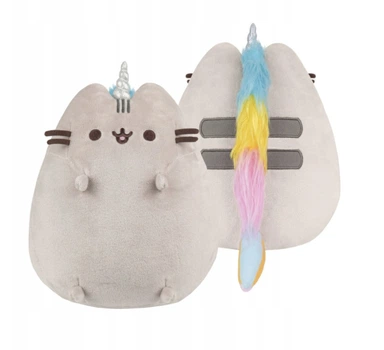 М'яка іграшка котик Pusheen єдиноріг з веселковою гривою і хвостом, 25 см (61529)