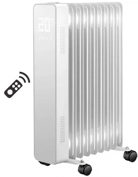 Масляный обогреватель SUNTECH TI-900B 2000W | 9 секций, белый