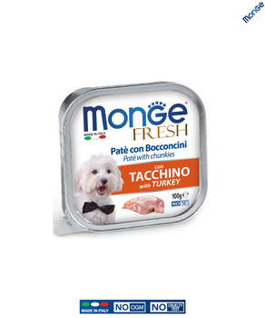 Влажный корм Monge Dog Wet FRESH индейка 0.1 кг (013024)