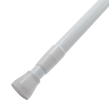 Карниз для ванної ARINO 110-200 d22 алюміній білий (Ar61041)