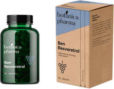 Дієтична добавка Botanica Pharma Ben Resveratrol 200 мг 45 капсул (8435045201181)