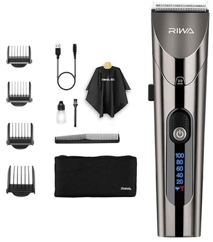 Машинка для стрижки волос Riwa (RE-6305) Silver