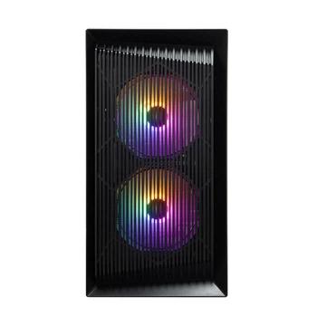 Корпус 1stPlayer BS-2-BK-3F1 Mini Tower з RGB-підсвіткою Black