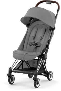 Прогулочная коляска Cybex Platinum Coya Mirage Grey рама Chrome, 4063846387588