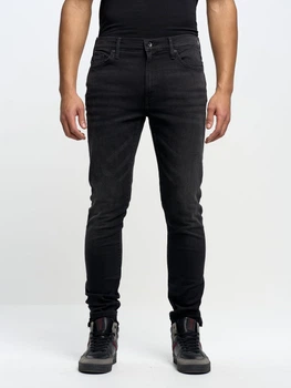 Джинси Skinny чоловічі Big Star Terry Carrot 956 W30-L30 Чорні (5900714434885)
