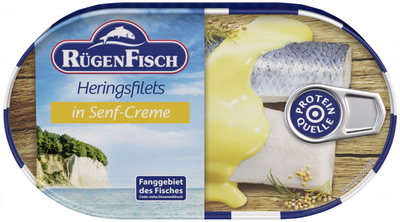 Філе оселедця Rugen Fisch в Гірчичному соусі 200 г (4012839520389)