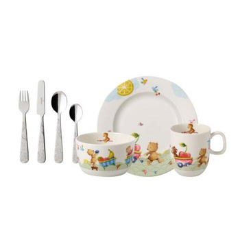 Дитячий набір посуду 7 предметів в подарунковій упаковці Hungry as a Bear Villeroy & Boch (1486658430)