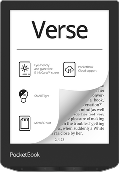 Электронная книга PocketBook Verse (PB629) Mist Grey (PB629-M-CIS)