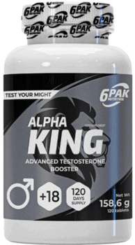 Тестостероновий бустер 6PAK Nutrition ALPHA KING 120 капсул (5902114044916)
