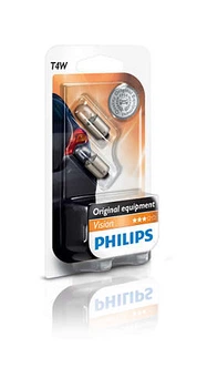Указательные лампа накаливания PHILIPS 12929B2 T4W 12V 4W BA9s