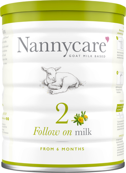 Суха суміш Nannycare 2 на основі козиного молока для подальшого годування з 6 до 12 місяців 900 г (5022817000238)