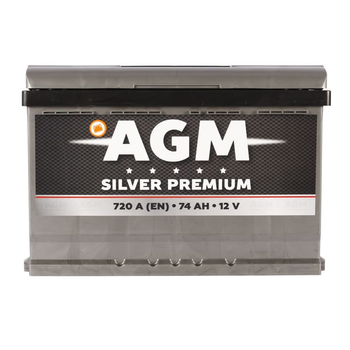 Автомобильный аккумулятор AGM Silver Premium 6CT 74Ah R+