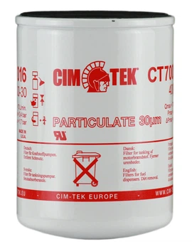 Фільтр тонкої очистки палива CIM-TEK 400-30 зі ступенем фільтрації 30 мікрон та пропускною здатністю до 80 л/хв.