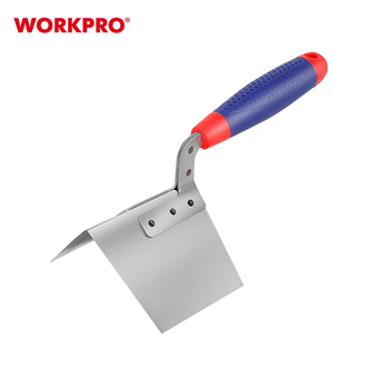 Шпатель для зовнішніх кутів WORKPRO 89×60.5 мм, нержавіюча сталь, м'яка ручка PRO WP323018