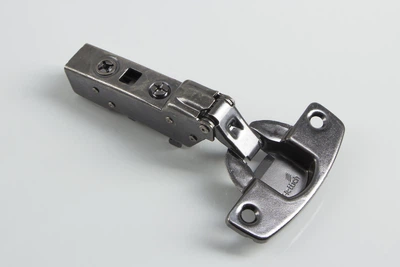 Петля Hettich Sensys 8646i для фасадов 10-16 мм полунакладная с доводчиком, угол открывания 110 градусов черный (9091762)