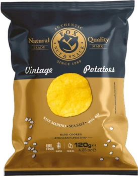 Чипсы Fox Nut & Snack с морской солью 120 г (0.12 кг) (8007537006330)