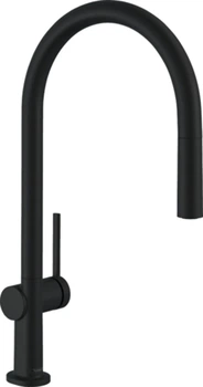 Смеситель кухонный HANSGROHE Talis M54 матовый черный 72802670 с выдвижным изливом
