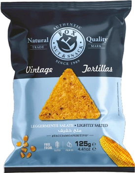 Чипсы Fox Nut & Snack Кукурузные с небольшим содержанием соли 125 г (0.125 кг) (8007537006699)