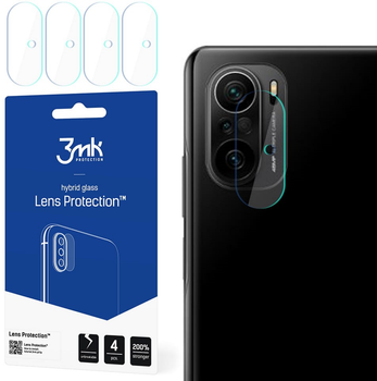 Комплект захисних стекол 3MK Lens Protect для камери Poco F3 5G 4 шт (5903108376235)