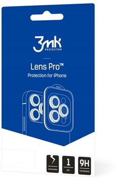Захисна плівка 3MK Lens Protection Pro для камери Apple iPhone 11/12/12 mini з монтажною рамкою (5903108452397)