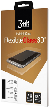 Szkło hybrydowe + Folia 3MK FlexibleGlass 3D do Apple iPhone 8 (5901571133805)