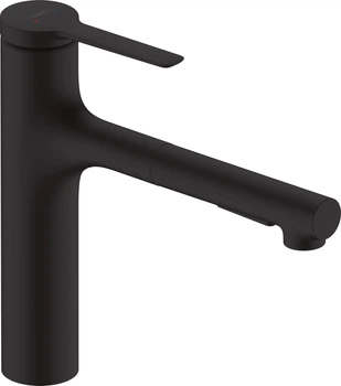 Смеситель кухонный HANSGROHE Zesis M33 матовый черный 74801670