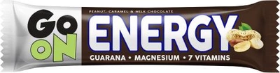 Батончик GO ON Nutrition Energy Snickers + Guarana 50 г Шоколад з арахісом (5900617034786)