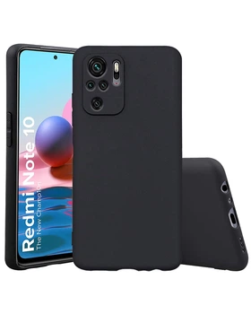 Чехол Logarm TPU Matte Full Camera для Xiaomi Redmi Note 10 / Redmi Note 10S / Poco M5s Черный