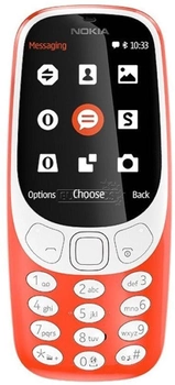 Telefon komórkowy Nokia 3310 DualSim Red (A00028254)