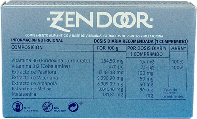 Дієтична добавка Naval Pharma Narval Pharma Zendor 30 капсул (8470003439879)
