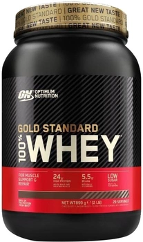 Протеїн Optimum Nutrition 100% Gold Standard Whey 900 г Ванільне морозиво (5060469988566)