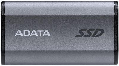 SSD диск ADATA Elite SE880 1TB USB 3.2 Gen2 x2 Type-C 3D NAND Titanium Gray (AELI-SE880-1TCGY) External