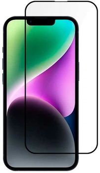 Защитное стекло PowerPlant Full screen для смартфона Apple iPhone 15 Pro Black (GL602978)