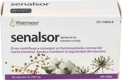 Дієтична добавка Homeosor Senalsor 48 капсул (8499992939023)