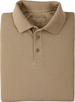 Футболка Поло тактична з коротким рукавом 5.11 Tactical UTILITY SHORT SLEEVE POLO Silver Tan M (41180-160)