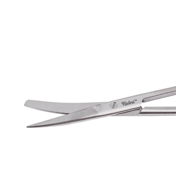 Ножиці з одним гострим кінцем, операційні вигнуті, 11,5 см, Standard