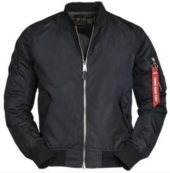 Тактична куртка Mil-Tec бомбер MA1 Summer black 10401502 XS