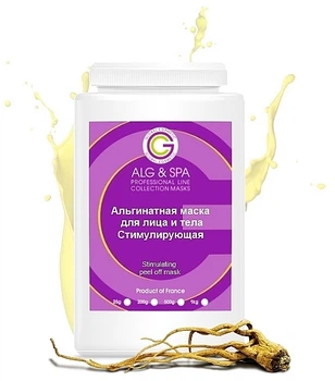 Альгинатная маска стимулирующая для лица и тела - ALG & SPA Professional Line Collection Masks Stimulating Peel off Mask 25g (1025749-1358277-2)
