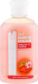 Шампунь-бальзам "Миндаль та кориця" - Pirana MODERN FAMILY 500ml (1033667-1369433-2)