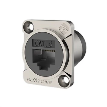 Разъём Roxtone RAE8FD-C6-S панельный RJ45