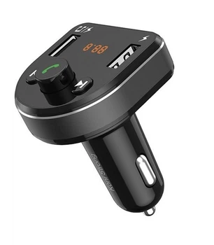 Адаптер автомобильный Koni Strong with Bluetooth FM Cool Travel KS1 |2USB, 3.1A| черный