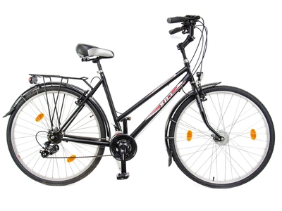 Велосипед ХВЗ 28″ Турист F-8711 W Cталь 21 скор Черный