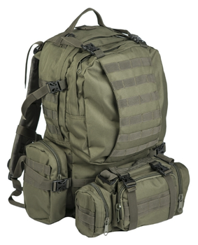 Рюкзак военный туристический 36+10 л Оливковый MIL-TEC DEFENSE ASSEMBLY OLIVE 36L +10L (14045001-36-46) M-T